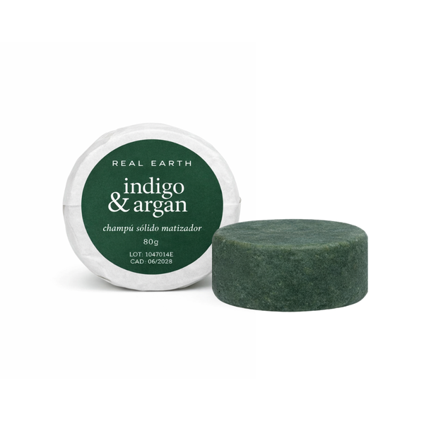 Indigo & Argan - Champú sólido matizador