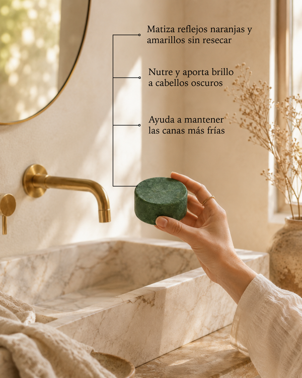 Indigo & Argan - Toning solid shampoo