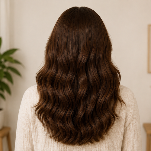 𝟔. 𝐃𝐞𝐣𝐚 𝐪𝐮𝐞 𝐞𝐥 𝐜𝐨𝐥𝐨𝐫 𝐬𝐞 𝐚𝐬𝐢𝐞𝐧𝐭𝐞. Espera entre 24 y 48 horas antes de lavar el cabello con champú