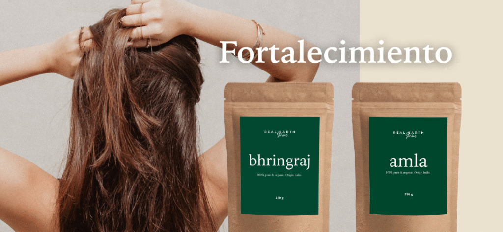 Fortalecer cabello cosmética ayurveda