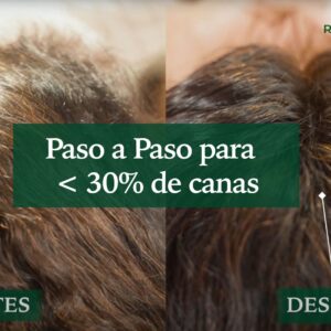 castaño medio pocas canas