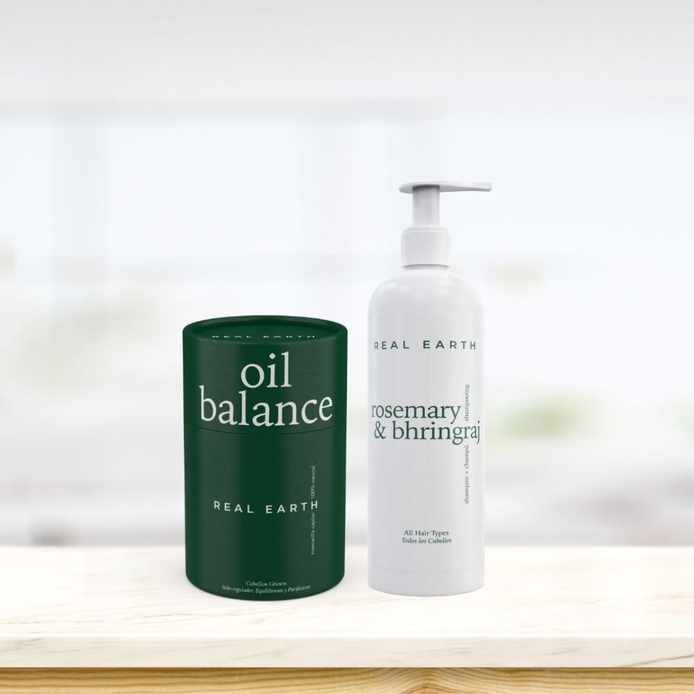 Oil Balance y Champú Rosemary y Bhringraj
